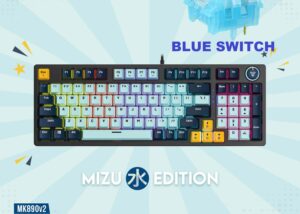 FANTECH ATOM96 MK890V2 MECHANICAL GAMING KEYBOARD SKY BLUE