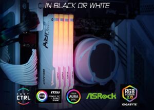 KF560C30BWEA-16 Fury Beast White RGB Expo 16GB 6000MTs DDR5 Kingston Fury Beast White RGB Expo 16GB 6000MT/s DDR5 CL30 Non-ECC 1.4V 288-pin  ; Non-ECC Unbuffered DIMM Supports AMD EXPO v1.1 & Intel® XMP 3.0. - KF560C30BWEA-16