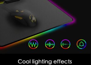 GX-P500 Genius GX-P500 RGB Gaming Mouse Pad Genius GX-P500 RGB Gaming Mouse Pad with Breathing Backlit -35.51 x 25.5 x 1.22 cm Hard Surface for Precision and Speed - Anti-Slip Rubber Base - Compatible with Windows PC, Desktop, Laptop, and Mac