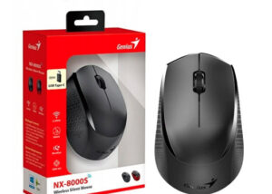 NX-8000S-W Wireless Silent Mouse Type-C dongle Receiver Genius NX-8000S Wireless Silent Mouse – Silent Switch – Type-C 2.4GHz Wireless Connection – 1200 DPI – AA Battery Powered – Compatible with Windows, Mac OS, and Linux OS | BLACK 