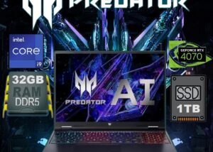 PHN16-71-98TT Predator Helios Neo 16 i9-13900HX RTX 4070 Acer Predator Helios Neo 16 PHN16-71-98TT Intel® Core™ i9-13900HX | 32 GB DDR5 RAM , 1 TB SSD | RTX™ 4070, 8 GB | 16 inch WQXGA IPS Display 165 Hz | Windows 11 Home | Intel® Killer Wi-Fi 6 | Black 