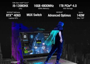 90NR0C61-M00VK0 ROG Strix G16 i9-13980HX RTX 4060 16GB RAM ASUS ROG Strix G16 G614JV Intel® Core™ i9-13980HX | 16GB DDR5 RAM ;  1TB SSD | RTX™ 4060 OC 8GB GDDR6 | 16-inch WUXGA IPS HDR Display 165Hz | Backlit 4-Zone RGB keyboard | DOS |  ROG Backpack Included | Eclipse Gray