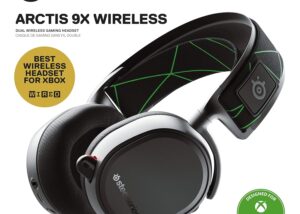 ARCTIS-9X-WIRELESS SteelSeries Arctis 9X Wireless Gaming Headset SteelSeries Arctis 9X Wireless Gaming Headset – Integrated-Xbox Wireless + Bluetooth – 20+ Hour Battery Life – for-Xbox One and Series X | Black Open Box