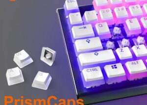 PRIMS-CAPS PRISMCAPS Double Shot PBT Keycaps White SteelSeries PRISMCAPS - Double Shot Pudding-Style Keycaps - Durable PBT Thermoplastic - Compatible with a Wide Range of Mechanical Keyboards | White Open Box n n n n n n n n n PRISMCAPS Double Shot PBT Keycaps White