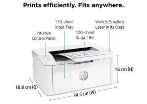 7MD67A M111a A4 Monochrome Laser Business Printer HP LaserJet M111a A4 Monochrome Laser Business Printer - 21 Pages Per Minute - Black & White Only - Hi-Speed USB - Compatible with Windows, macOS, and Linux | WHITE 7MD67A