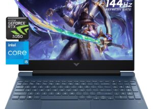 9T9R8UA#ABA hp Victus 15-fa0033dx i5-12450H RTX 3050 hp Victus Gaming Laptop 15-fa0033dx  Intel® Core™ i5-12450H | 8 GB DDR4 RAM ; 512 GB SSD | RTX™ 3050 , 4 GB | 15.6" FHD Display 144 Hz | Windows 11 | Backlit Keyboard | (9T9R8UA) Performance Blue