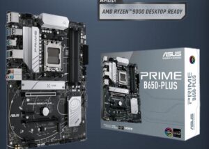 90MB1BS0-MVAAY0 B650-PLUS AMD B650 AM5 ATX motherboard DDR5 ASUS PRIME B650-PLUS AMD B650 AM5 Ryzen™ Desktop 9000 8000 and 7000 ATX motherboard , DDR5, PCIe 5.0 M.2, 2.5Gb LAN, DP, HDMI®, SATA 6Gbps, USB 3.2 Gen 2 & 1 Type-C®, BIOS FlashBack™, USB4® support