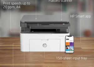 HP-M135W-3IN1 3 in 1 Monochrome Laser Wireless Printer HP Laser MFP 135w 3in 1 Monochrome Wireless Printer - Print, copy, scan - A4 Duplex Black Printing Up to 20 ppm - Up to 600 x 600 dpi - Windows®,  Server , macOS ; Apple AirPrint™; Google Cloud Print™; Mobile Apps , Wi-Fi® Direct Printing |WHITE (4ZB83A)