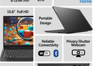 83C40005PB Lenovo V15 G3 i5-1235U Windows 11 8GB RAM Lenovo V15 G3 IAP CTO Intel® Core™ i5-1235U | 8GB DDR4 RAM ; 512GB SSD | 15.6 inch FHD TN Display | Intel® Iris® Xe Graphics | Windows 11 | Arabic & English Keyboard | Business Black 