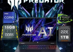 PHN16-71-98TT Predator Helios Neo 16 i9-14900HX RTX 4070 Acer Predator Helios Neo 16 PHN16-72-97SH Intel® Core™ i9-14900HX | 16 GB DDR5 RAM , 1 TB SSD | RTX™ 4070, 8 GB | 16 inch WQXGA IPS Display 165 Hz | Windows 11 Home | Intel® Killer Wi-Fi 6 | Black