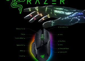 RZ01-04620100-0000 Razer Basilisk V3 Pro Wireless Gaming Mouse Razer Basilisk V3 Pro Wireless Gaming Mouse : HyperScroll Tilt Wheel - 30K DPI Optical Sensor - Gen-3 Optical Switches - 13-Zone Chroma RGB - 13 Programmable Controls - 3 Connection Modes | Black RZ01-04620100-0000