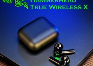 RZ12-03830100-CHINA Razer Hammerhead True Wireless X Earbuds Razer Hammerhead True Wireless X Earbuds: Custom-Tuned 13mm Drivers - Bluetooth 5.2 Auto-Pairing - 60ms Low-Latency Gaming Mode - Touch Enabled - Mobile App Customization | Classic Black