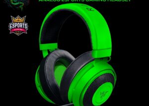 RZ04-02050300-CHINA Kraken Pro V2 Analog eSPORTS Gaming Headset Razer Kraken Pro V2 Analog eSPORTS Gaming Headset - Retractable Microphone -  50 mm Razer Custom Tuned Drivers - 3.5 mm Jack - for PC, Xbox One and PlayStation 4 |GREEN