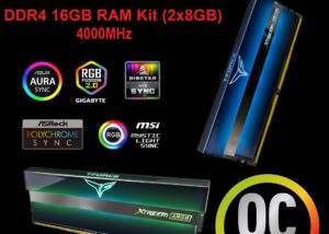 TF10D416G400HC18JDC0 XTREEM ARGB DDR4 16GB RAM Kit 4000MHz CL18 TEAMGROUP T-Force XTREEM ARGB DDR4 16GB RAM Kit (2x8GB) 4000MHz CL18 1.35 V (PC4 25600)DESKTOP MEMORY - OC Profile Supports Intel & AMD - Auto Overclocking - Translucent Mirror ARGB Finish | Metallic BLUE TF10D416G4000HC18JDC01