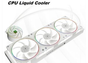 TL-S12-W-360  Aqua Elite 360 WHITE ARGB V2 Liquid Cooler Thermalright Aqua Elite 360 WHITE ARGB V2 Liquid Cooler - 3x 120mm ARGB Fans - 2600 RPM Pump Rated Speed - 12V DC , 3.0W Consumption - Aluminum Radiator - Supports Intel & AMD | WHITE