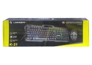 LINMONY K21 SUSPENTION LIMINOUS GAMING WIRED COMBO KEYBOARD