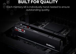 G.Skill Flare X5 Series 16GB DDR5-6000 PC5-48000 CL32 Single Channel Desktop Memory Module F5-6000J3238F16GX1-FX5 - Black