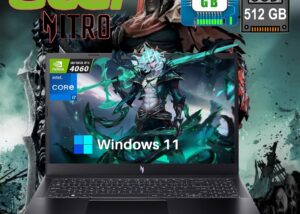 ANV15-51-77DQ Acer Nitro V 15 i7-13620H RTX 4060 32GB DDR5 Acer Nitro V 15 Core i7 13620H | 32GB DDR5 RAM ; 512GB SSD | RTX™ 4060 , 8GB | 15.6 inch FHD IPS Display 165Hz | Windows 11 | Backlit Keyboard | Black ANV15-51-77DQ