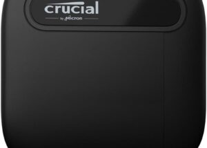 CT1000X6SSD9 Crucial X6 1TB Portable SSD 800MBs USB-C Crucial X6 1TB Portable SSD - Up to 800MB/s - PC and Mac - USB 3.2 USB-C External Solid State Drive - CT1000X6SSD9