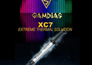 GAMDIASXC7 GAMDIAS XC7 EXTREME THERMAL SOLUTION 4g GAMDIAS XC7 EXTREME THERMAL SOLUTION 4g  - Premium Aluminum Oxide-Based Solution ; -50℃~240℃ Temp Range ; 0.03 Low Impedance ; 3-in-1 Pack Application Kit  | SILVER