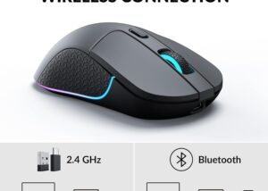 M3-A1 Keychron M3 Wireless Mouse 26000 DPI 79g Keychron M3 Wireless Mouse, PixArt PAW3395 Sensor with Programmable Macro Button 26,000 DPI Supports Bluetooth 5.1 / 2.4 Ghz / Wired (type-C cable) , 79g Ultra-Light Ergonomic Design ; Kailh GM 8.0 Micro Switch ; Windows & macOS | Black M3-A1