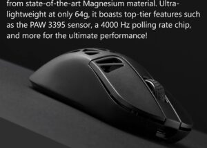 M3M-A7 Mini Wireless Metal Mouse 26000 DPI 64g Light Keychron M3 Mini Wireless Mouse - Metal Edition ; Bluetooth 5.1 / 2.4 Ghz / Type-C Wired Connectivity ; 100 - 26000 Adjustable DPI ; 64g Lightweight ; Magnesium Alloy Armor ; Teflon Mouse Feet ; Ginormous Lasting Battery ; for Windows & macOS