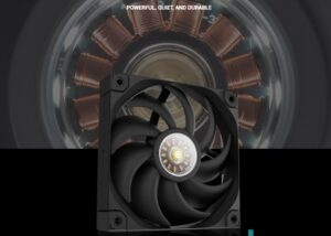 R-FT12SLIM-BKWPN1-G DeepCool FT12 120mm Black Case Fan White LED DeepCool FT12 White LED 120mm Case Fan ; 3-phase, 10-pole, 12-slot FOC Closed-loop Motor with MQ magnets ; Fluid Dynamic Bearing 2150 RPM 75 CFM ; 4-pin PWM Fan Connector | One Single Fan ; BLACK