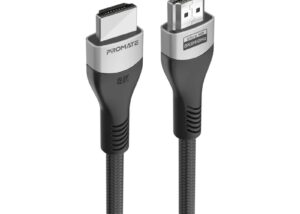 Promate PrimeLink8K-300 HDMI® cable  : Ultra-High-Speed 8K@60Hz HDMI® Cable ; 48Gbps Bandwidth ; Transmits UHD Audio & Video Streaming | BLACK