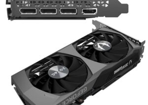 ZT-A30610E-10MLHR-US GAMING GeForce RTX 3060 Ti Twin Edge LHR 8GB ZOTAC GAMING GeForce RTX 3060 Ti Twin Edge LHR 8GB GDDR6 : 4.0 16x PCI Express ; 4864 CUDA cores ; 1665 MHz Clock Boost ; 12 Ultimate DirectX ;  3 x DisplayPort 1.4a, HDMI 2.1 ; ceStorm 2.0 Advanced Cooling | USED ZT-A30610E-10MLHR