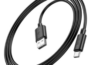 Cable USB to Type-C “X88 Gratified” Charging and Data Cable ; Current up to 3A ; PVC sheath and connectors; Compatible with Mobile, Laptop, Tablets & MacBook, 1 meter , Supports Power Delivery (PD) With Rapid Data Transmission 