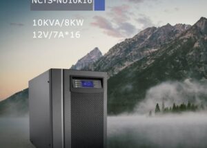 NCTS  Pure Sine Wave Smart-UPS 10KVA / 8KW Uninterruptible Power Supply Online UPS with LCD Display ; 7AH x 16pcs Lead Acid Battery Inside ; Single phase ; Protection for Short circuit, Overvoltage, Overcurrent, Unbalanced loads