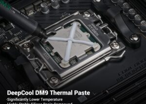 R-DM9-GY040C-G DM9 Silicone Resin Based Thermal Paste 4g Deepcool DM9 Silicone Resin Based Thermal Paste 4 grams ; Ultra-stable within -50°C to +250°C ; Professional-Grade Low Thermal Resistance & High Thermal Conductivity ; 4g Grease Weight | GREY 