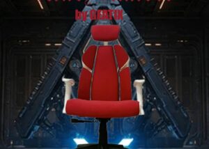 AS-C2414 Adjustable Super Comfort Red Gaming Chair RUBY RAIDER by GEATIX – Premium Gaming Chair with SGS Class 3 Gas Lift, Adjustable Depth 500mm Wide Seat , 2D Adjustable Armrests, Recline Lock, PU Leather & Fabric Backrest, 200kg Capacity, 60mm Castors, Molded Foam | RED & WHITE 