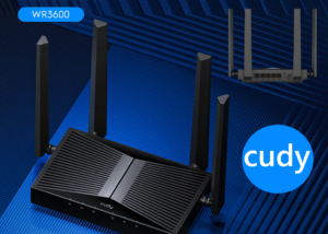 WR3600-EU CUDY WR3600 Wi-Fi 7 Dual-Band Router CUDY WR3600 Wi-Fi 7 Router – Dual-Band, 3.6 Gbps Speed, 5 Gigabit Ports, VPN Support, Parental Controls, Easy Setup, Wide Coverage, 200 Device Connectivity, Powerful Quad-Core CPU, and Cudy App Management.