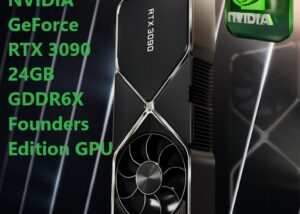 Nvidia GeForce RTX 3090 24GB GDDR6X Founders 900-1G136-2510-000-U Nvidia GeForce RTX 3090 24GB GDDR6X Founders Nvidia GeForce RTX 3090 24GB GDDR6X  Founders Edition Graphics Card ; 10,496 NVIDIA CUDA Cores ; 1.70 GHz Boost Clock ; Ampere Architecture , NVIDIA DLSS , Ray Tracing , 8K HDR Gaming ;HDMI(2), 3x DisplayPort(3) | USED ITEM 