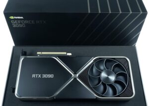 900-1G136-2510-000-U Nvidia GeForce RTX 3090 24GB GDDR6X Founders Nvidia GeForce RTX 3090 24GB GDDR6X  Founders Edition Graphics Card ; 10,496 NVIDIA CUDA Cores ; 1.70 GHz Boost Clock ; Ampere Architecture , NVIDIA DLSS , Ray Tracing , 8K HDR Gaming ;HDMI(2), 3x DisplayPort(3) | USED ITEM 