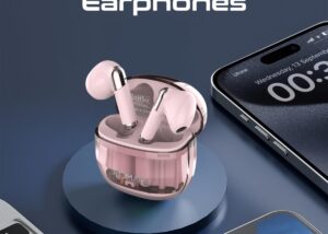 TRANSPODS-PINK Promate Transpods TWS in Ear PINK Earbuds Promate Transpods TWS in Ear Earbuds with Mic,True Wireless Earphones with Bluetooth V5.3,13Mm Dynamic Drivers,26Hr Playback,Intelligent Touch Controls,350Mah Battery Capacity and 50 Hrs Standby,Pink