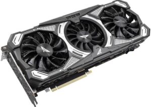 ZOTAC-3070-PGF-USED Zotac RTX 3070 OC PGF 8GB GDDR6 256-bit PCI Express 4.0 16x Zotac GeForce® RTX 3070-8GD6 PGF OC 8GB GDDR6 ; 256-bit PCI Express 4.0 16x Video Card ; 14000 MHz Memory Frequency ; 1785 MHz Boost ; PGF Triple Fan Radiator ; Microsoft DirectX® 12 Ultimate ; 3x Display Support & HDMI 2.1