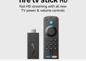 AMAZON-840414697713 Amazon Fire TV Stick HD Streaming 8GB WiFi 5 Alexa Voice Amazon - Fire TV Stick HD, free and live TV, Alexa Voice Remote, smart home controls, HD streaming (2024) ; 8GB WiFi 5 - Black