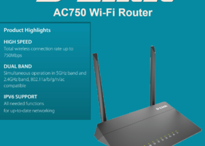 DIR-806A D-LINK DIR-806A Dual Band AC750 Wi-Fi Router D-LINK DIR-806A AC750 Wi-Fi Router ; Dual Band 5GHz  & 2.4GHz , 802.11a/b/g/n/ac compatible ; Secure Wireless Connection WEP, WPA/WPA2, MAC ; Guest Wi-Fi Network ; Easy Configuration and Update | DIR-806A