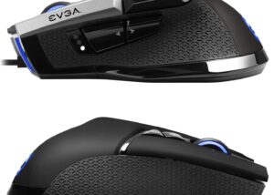 903-W1-17BK-KR EVGA X17 Gaming Mouse 16000 DPI 10 Buttons EVGA X17 Gaming Mouse, Wired, Black, Customizable, 16,000 DPI, 5 Profiles, 10 Buttons, Ergonomic 903-W1-17BK-KR