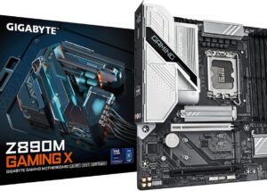 GIGABYTE Z890M Gaming X Ultra Core (Series 2) LGA 1851, mATX, DDR5, 3X M.2, PCIe 5.0, Front USB Type-C, 2.5GbE LAN, EZ-Latch