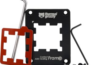 TG-CSF-AM5 Thermal Grizzly AM5 Contact Sealing Frame Thermal Grizzly AM5 Contact Sealing Frame - Contact Frame & CPU Guard Combination - Optimizes Contact Pressure Points & Protects Components - for AMD Ryzen 7000 CPUs