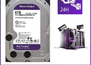 WD63PURZ-85B4VY0 Western Digital Purple 6TB HDD Surveillance Western Digital Purple 6TB Surveillance Hard Disk Drive - 5400 RPM Class SATA 6 Gb/s 256MB Cache  3.5 Inch - Designed for 24x7 Systems - Supports up to 64 HD CCTV Cameras | WD63PURZ