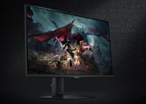 LS27DG502EMXUE 27 inch QHD 180Hz 1ms IPS Gaming Monitor SAMSUNG 27" Odyssey G5 G50D QHD 180Hz 1ms(GTG) IPS Gaming Monitor ; VESA DisplayHDR 400 ; AMD FreeSync  ; 178° Wide Viewing Angle ; Eye Saver Mode ; Adjustable Stand Height Tilt Pivot ; Super Arena Gaming UX ; Auto Source Switch+ | BLACK