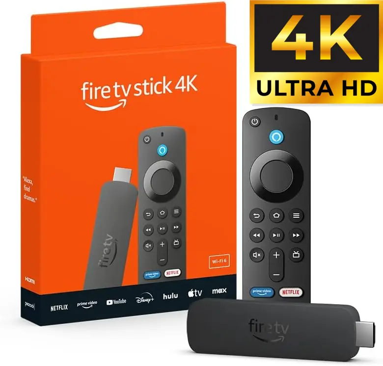 FIRETV-STICK-4K AI-powered Amazon Fire TV Stick 4K Amazon Fire TV Stick 4K (newest model) with AI-powered Fire TV Search, Wi-Fi 6, stream over 1.5 million movies and shows, free & live TV