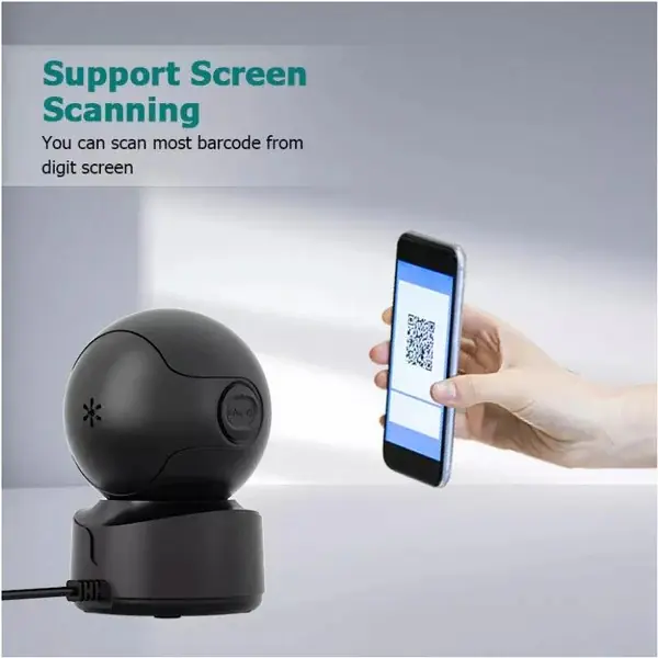 NT-A5 Automatic Omnidirectional Barcode Scanner  NETUM A5 Automatic Omnidirectional Desktop Barcode Scanner, Hands-Free USB Wired QR Barcode Reader, 1D 2D Bar Code Image Sensing for Warehouse, Supermarket, Retail Store, Bookstore Pos System BLACK