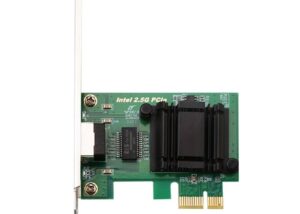 Intel I225 Chipset 2.5 Gigabit Ethernet PCI Express PCI-E Network Interface Card 10/100/1000/2500 Mbps RJ45 LAN Adapter