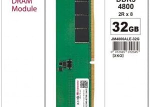 RAM TRANSCEND 32GB 4800 DDR5 DESKTOP Transcend JM4800ALE-32G Desktop PC Memory, PC5-38400 (DDR5 4800), 32GB, 1.1V, 288pin, U-DIM, 2Rx8 (2Gx8) x 16, CL40