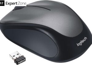 LOGITECH M235 Wireless Optical Mouse  -Smooth optical tracking - USB Receiver - 2.4 GHz wireless connection - DPI (Min/Max): 1000±